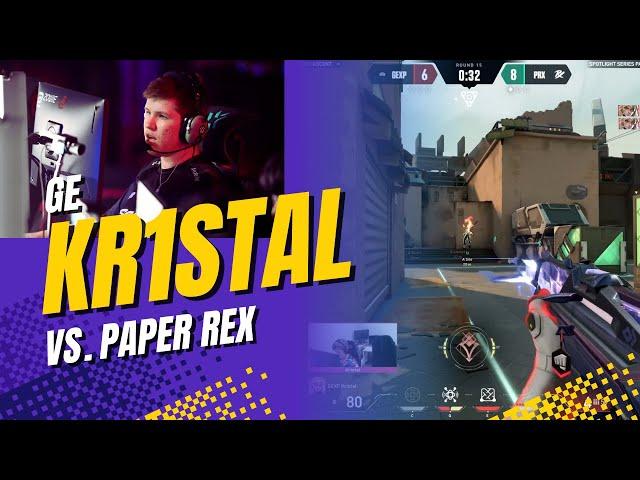 GE Kr1stal 1v4 Clutch Against Paper Rex | Spotlight Series Pacific 2024