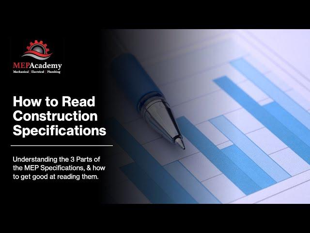 How to Read Construction Specifications