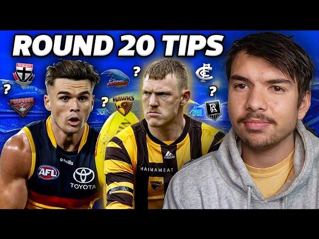 Round 20 AFL Tips + Predictions 2024