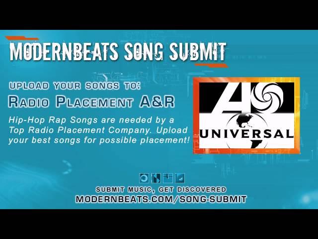 Rap & Hip-Hop Songs needed for Top Radio Airplay  | Song Submit