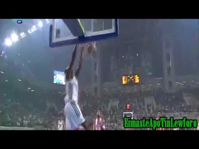 Stephane Lasme-Dunk Of The Night Against Olympiakos