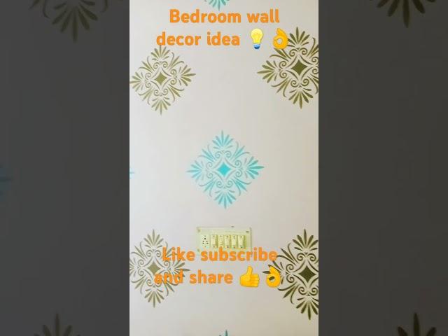 Bedroom wall decor idea | with Homemaker asha Sharma |