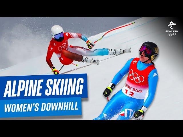 Alpine Skiing - Women's Downhill | Full Replay | #Beijing2022