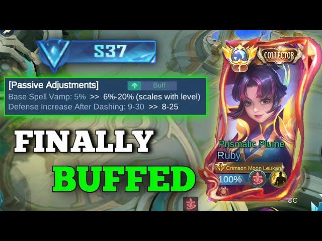 RUBY FINALLY GOT BUFFED THIS WILL BE RUBY'S PRIME ERA!!!  BEST RUBY BUILD AND ROTATION 2025