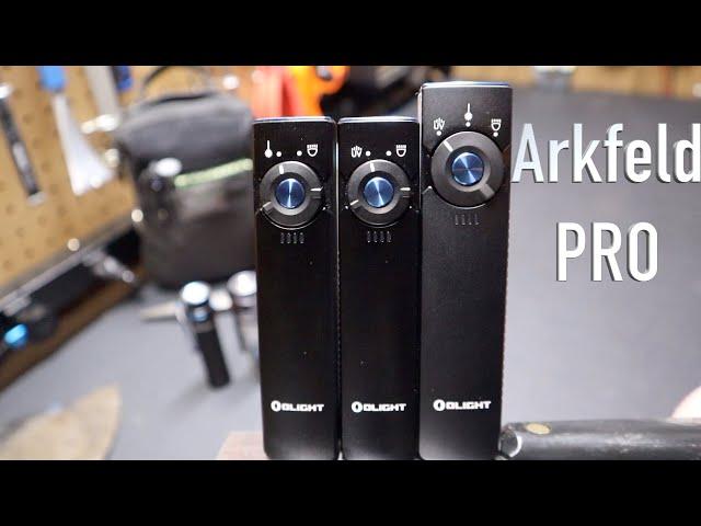 NEW Olight Arkfeld Pro 1300 Lumens  UV & Laser