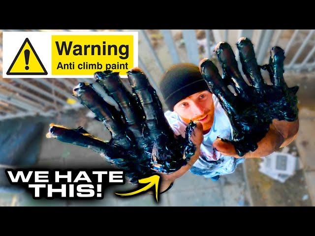 ANTI CLIMB PAINT vs PARKOUR - Does it work?! 