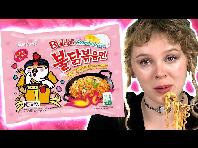 Irish People Try Samyang Buldak Ramen Flavours