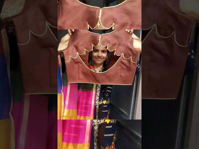 Beautiful Boat Neck Blouse Design Cutting And Stitching. Gauri Rawal