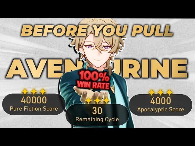 Before You Pull Aventurine | Honkai: Star Rail