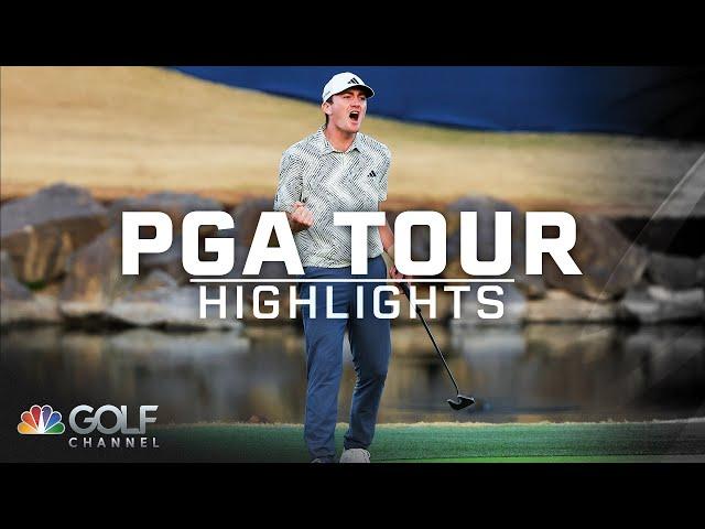 PGA Tour Highlights: 2024 American Express, Round 4 | Golf Channel