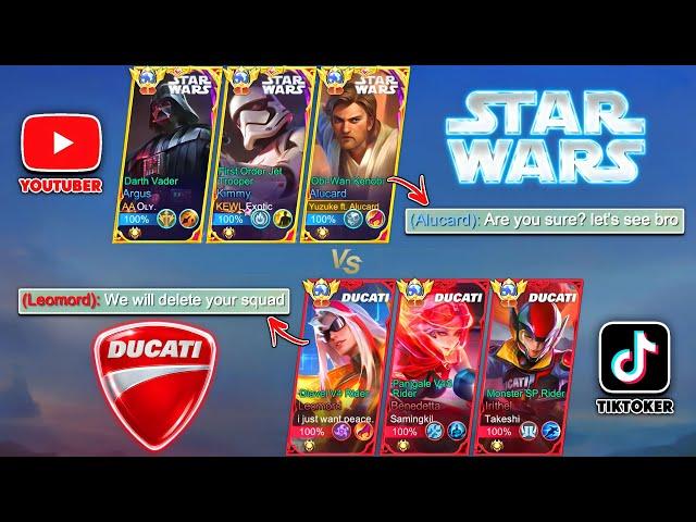 Star Wars Vs Ducati Squad Trashtalkers | Battle of YouTuber Vs TikTokers | Super Intense - Who Win?