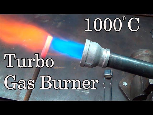 Forge / Furnace turbo gas burner DIY jet propane