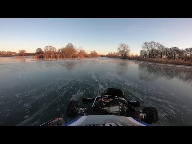 KZ-2 ice kart CRG Onboard Gennady Novichkov