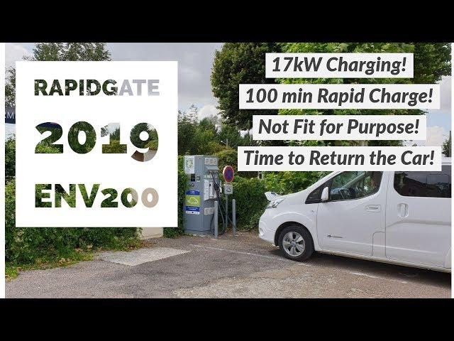 Rapidgate 2019 40kWh e-NV200: Time to return the car to get our money back!