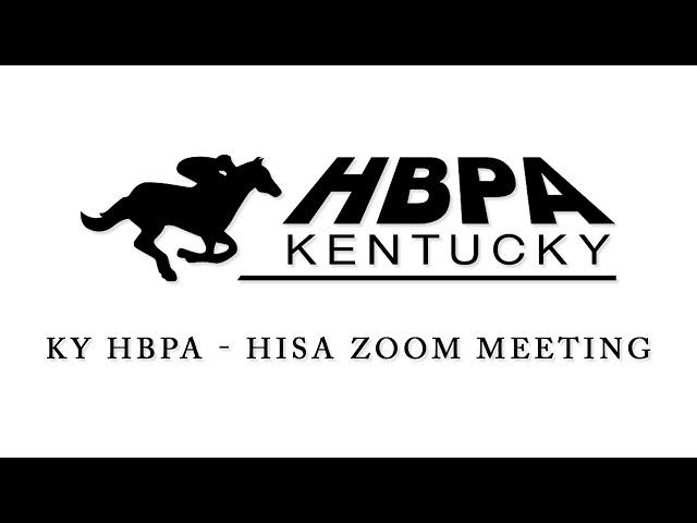 KY HBPA - HISA Zoom Meeting