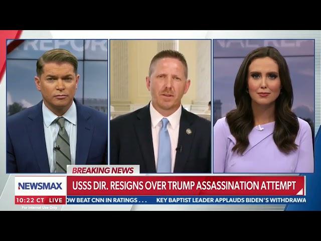 Congressman Brecheen Joins Newsmax to Discuss Secret Service Director Resignation 7/23/2024