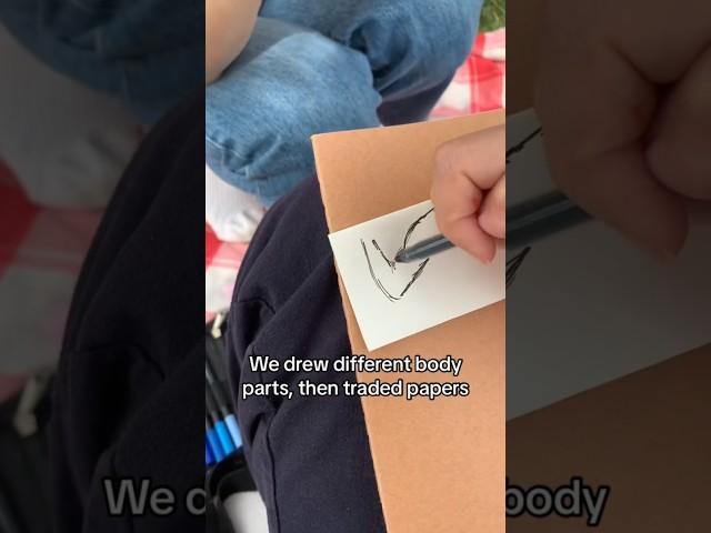 Try this art challenge with your bestie!!! The results shocked me  #art #drawing #diy #artist
