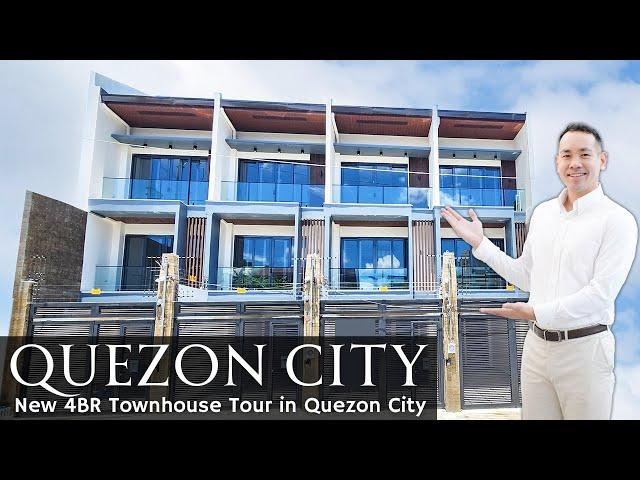 House Tour QC99 • Fully-Furnished Home in the Heart of Quezon City! • 4BR NEW Townhouse for Sale