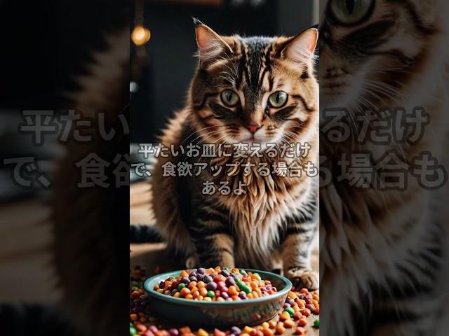猫のごはんの器・・・。　#雑学 #豆知識 #知ってた？ #なるほど #うんちく#Shorts#猫の雑学
