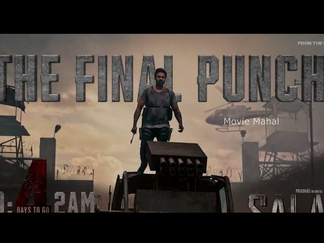 Salaar The Final Punch Release Time   Salaar 2nd Trailer   Movie Mahal