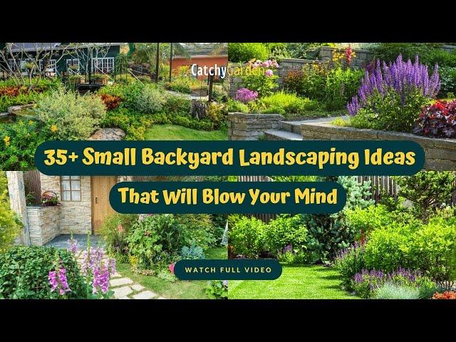 35+ Small Backyard Landscaping Ideas That Will Blow Your Mind  // Gardening Ideas