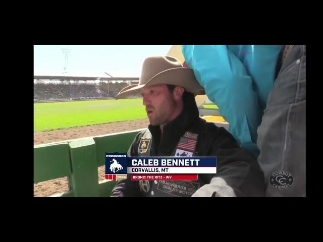 Caleb Bennett on 971 The Ritz at the Pendleton Round-up 2021