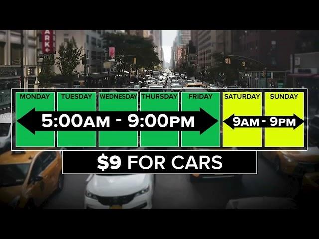 Congestion pricing toll now in effect for drivers in Manhattan