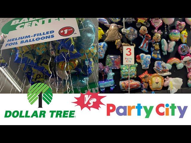 Which this two Store is better to shop for Balloons Decor!? Party City or Dollar Tree??