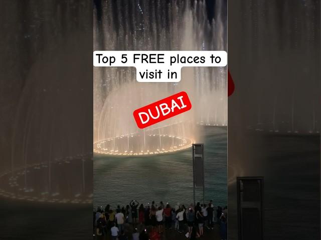 Top 5 FREE places to visit in Dubai