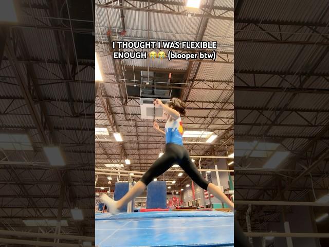 I should’ve stretched before this ‍️ #fypシ゚ #funny #relateble #fail #gymnast #blooper #viral