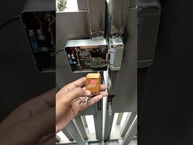 Remote Electronic Door Lock installation, Connection Welding Setting Wiring #linkindia #hawkvision