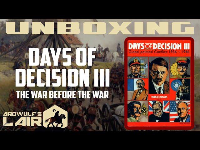 Unboxing | Days of Decision III (2004 Australian Design Group)