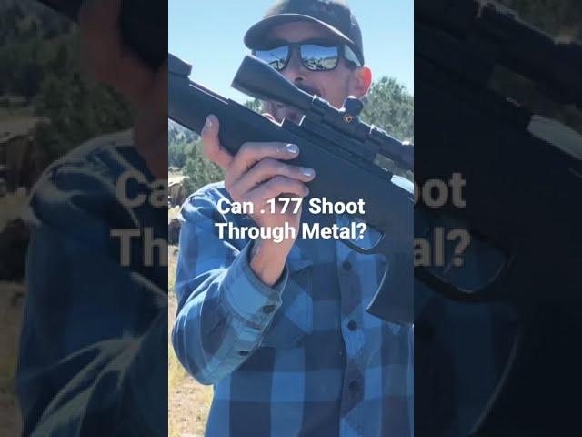 Gamo .177 Magnum - Can it SHOOT THROUGH METAL? #shooting
