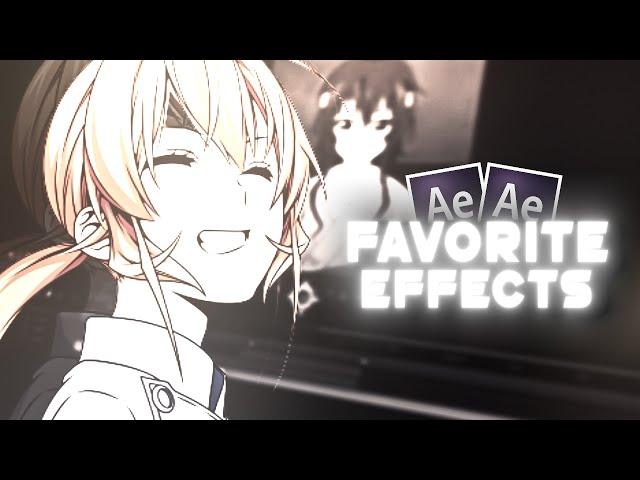 My Favorite Effects | After Effects AMV Tutorial