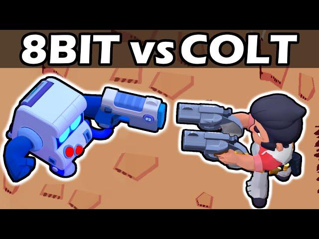 8 BIT vs  COLT | 1 VS 1 | Brawl Stars