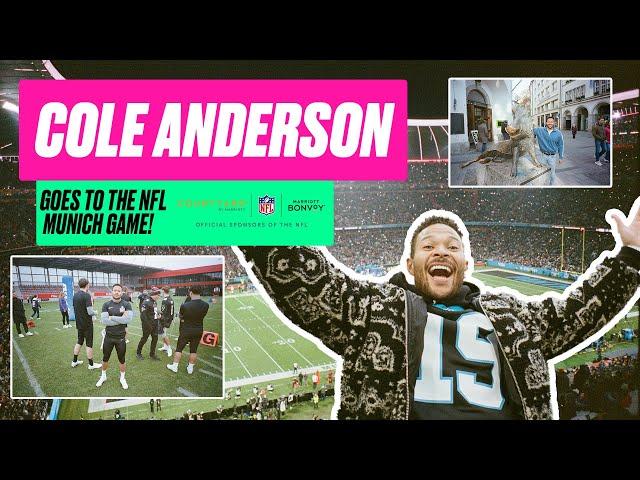 Cole Anderson goes to the NFL Munich Game With Marriott Bonvoy  | NFL UK & Ireland