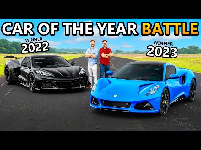 Corvette Z06 vs Lotus Emira // DRAG RACE, REVIEW & LAP TIMES