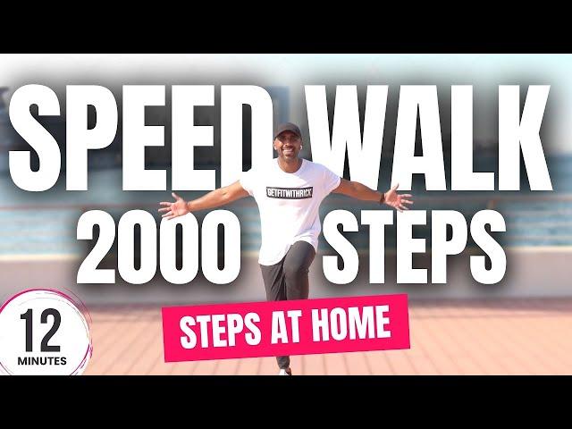 Speed Walk at Home - Rock Style  | 2000 steps workout