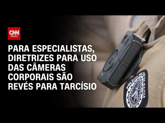 Especialistas: diretrizes para uso das câmeras corporais são revés para Tarcísio | BRASIL MEIO-DIA