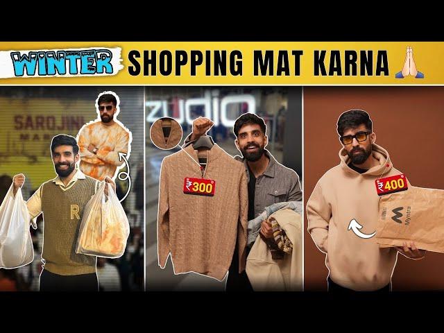 WINTER FASHION SAROJINI NAGAR, ZUDIO & ONLINE shopping| Mens Fashion| Winter Haul|Hoodie|Jacket|2024