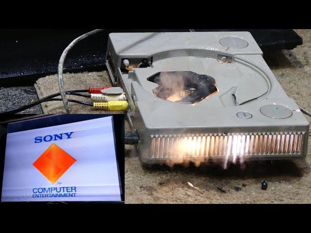 Sony PlayStation Console Salt Water Test and Smash