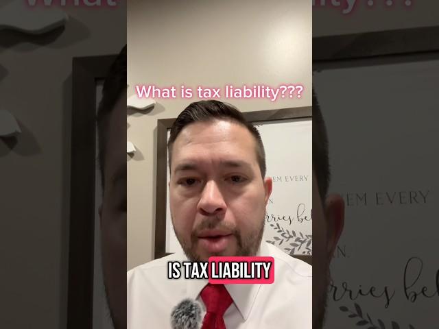 What is tax liability?? #taxtips