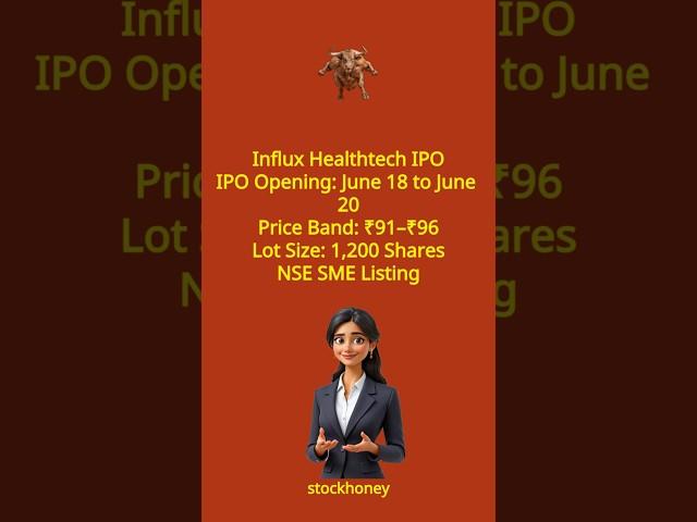Influx Healthtech IPO 2025 | Price, Dates, Review & Financials | NSE SME Listing