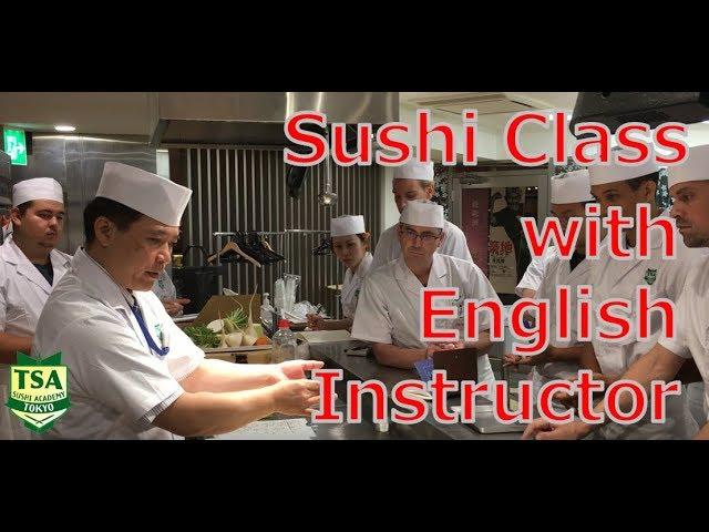 Sushi class with English speaking instructor@tokyosushiacademyenglishcourse