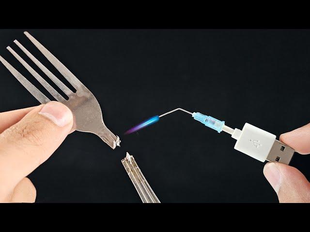 How to make a simple welding machine with USB Cable at home! Genius idea