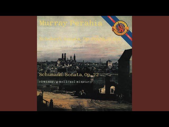 Piano Sonata No. 2 in G Minor, Op. 22: I. So rasch wie möglich