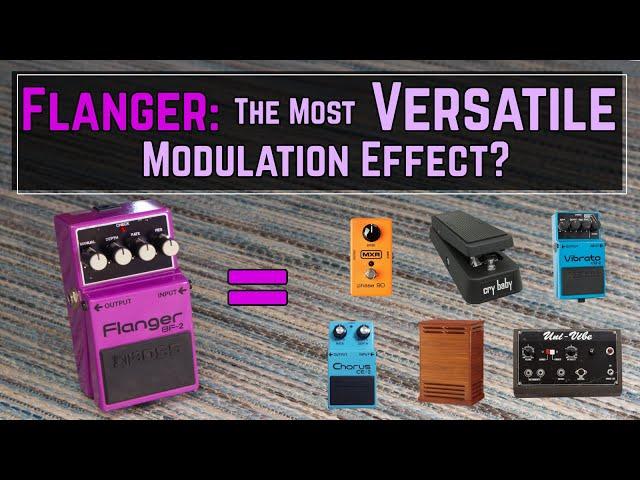 How To Get 6 Modulation Effects From a Basic Flanger Pedal Like The Boss BF-2