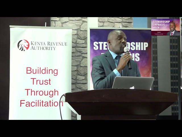 KRA Stewardship Week Part 3 - Pr. Abitana Hachamba