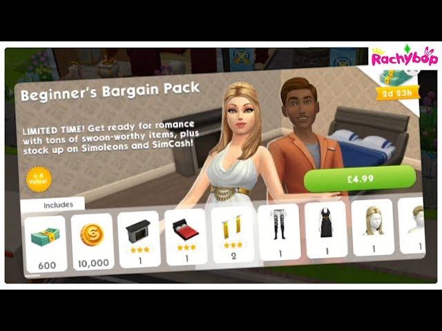 The Sims Mobile Beginner's Bargain Pack!