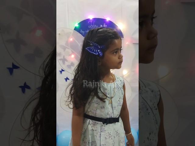 Birthday ki theme puri kr li is trick se #art #shorts #papercraft #butterfly @RajnisArt